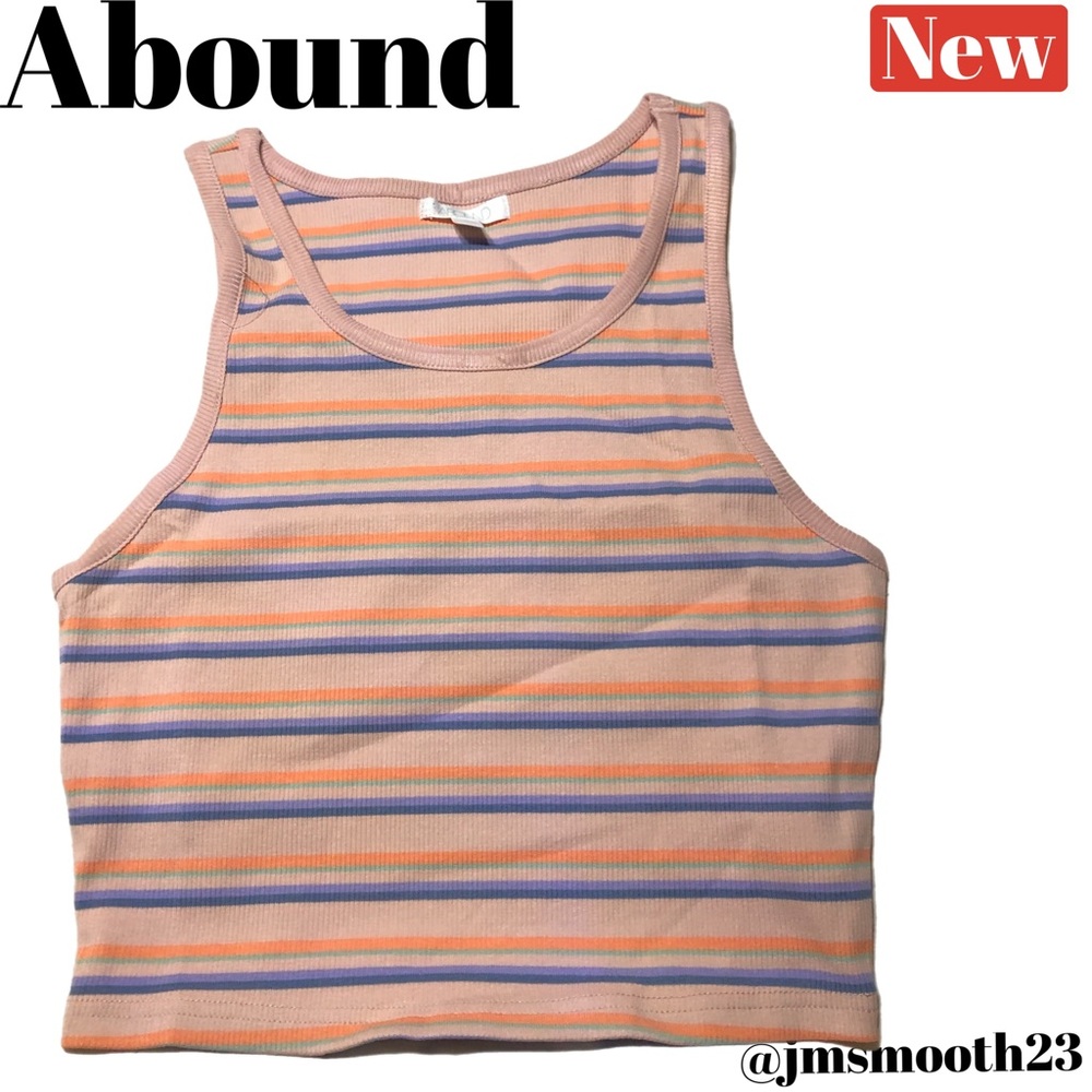 🆕 Abound ribbed striped tank top